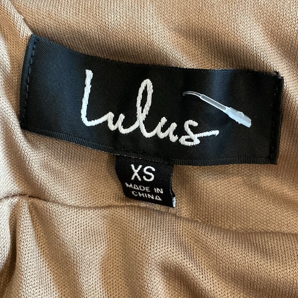 Lulus Heavenly Hues Taupe Maxi Dress Size XS - Picture 3 of 5